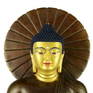 small copper tibetan shakyamuni sitting buddha statue 6