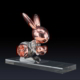 卡通兔子 机械兔 不锈钢拼装模型