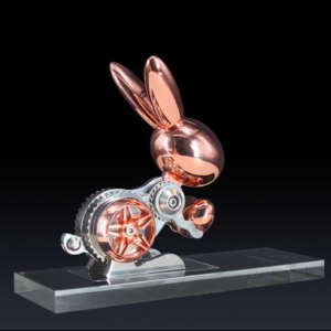 卡通兔子 机械兔 不锈钢拼装模型