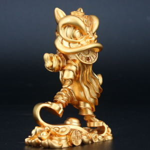 舞狮 铜手办模型 动物公仔铜雕
